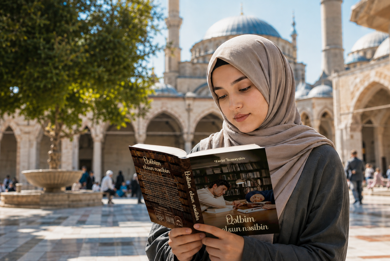 Qəlbim Nəsibin Olsun kitabını oxuyan oxucu